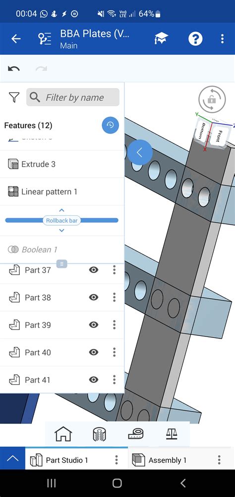 Image result for Onshape Feature Script Linear Pattern