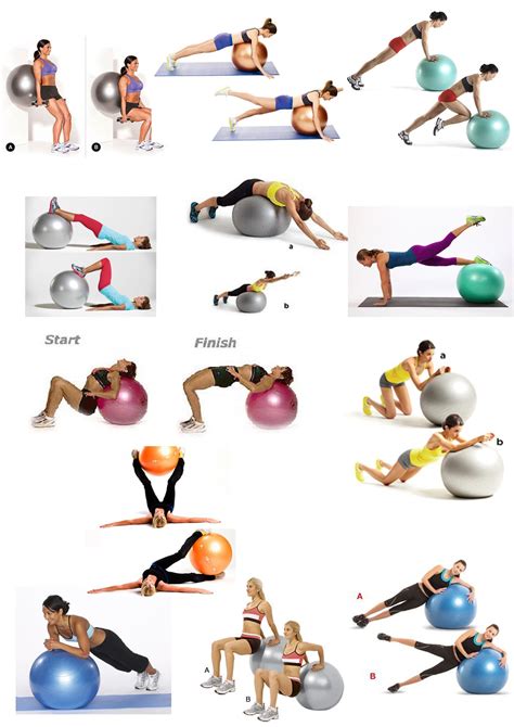 Pin by Vicki McEuen on workout/stretch | Excercise ball workout, Yoga ...
