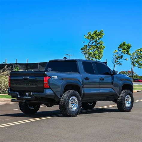 Toyota Tacoma TRD Off-Road Feels Stylish Yet Practical on Machined Silver 17s Shod on 35s ...