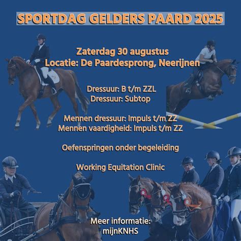 Sportdag Gelders Paard 2025 , Manege de Paardesprong, Zaltbommel, 30 ...