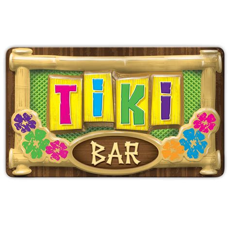 Tiki Bar Sign Printable - Printable Word Searches
