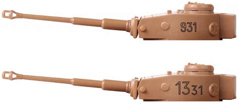 Zvezda 500785002 World War II German Battle Tank, Tiger I Snap-Fit ...