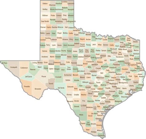 Potter County Map, Texas - US County Maps
