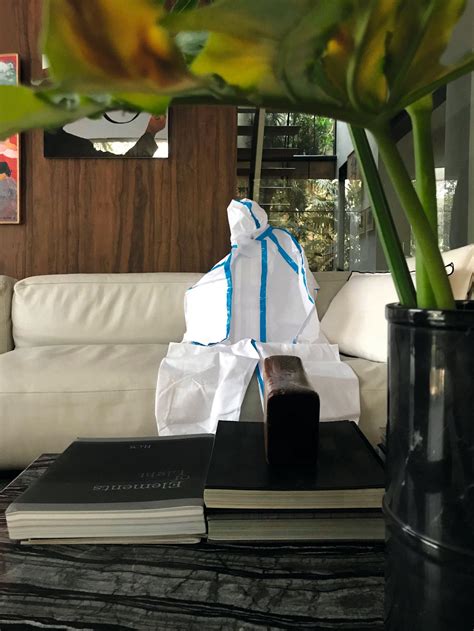 Shilpa Gupta creates a new series of work for AD using a PPE suit ...