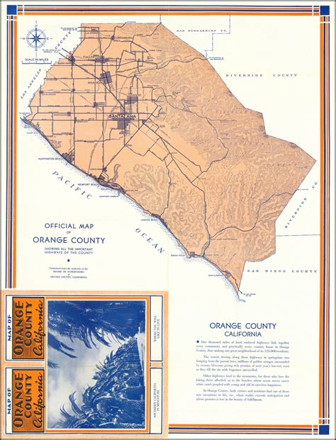 Map Of Orange County California Cities