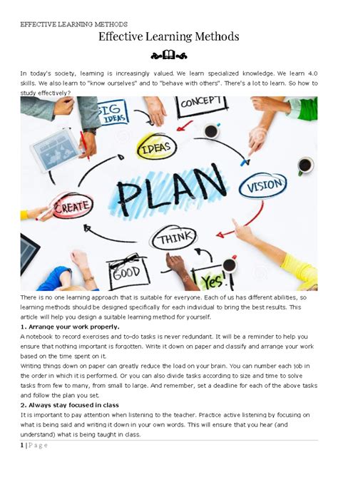 Image result for Best Learning Methods