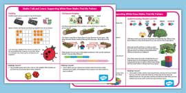 👉 EYFS Maths Vocabulary Cards: Supporting White Rose Maths Find My Pattern