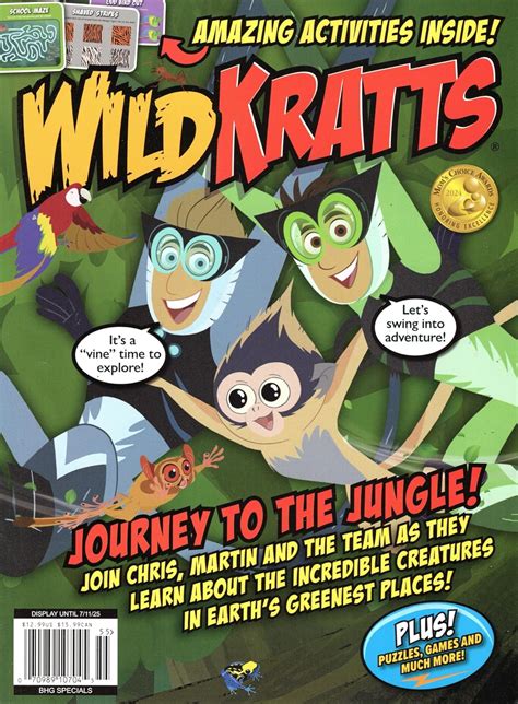 Amazon.com: Wild Kratts Magazine Journey To The Jungle 2025: Wild ...