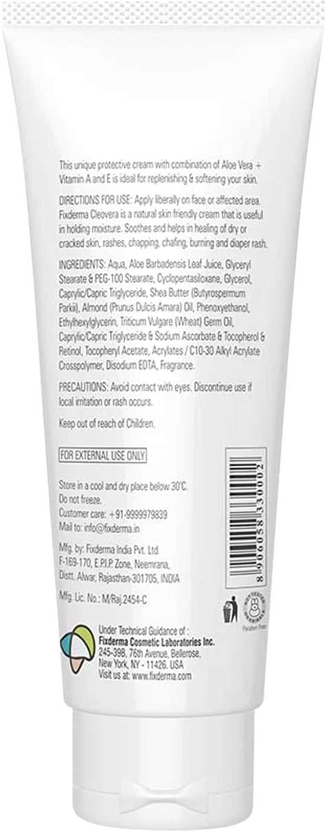 Buy FIXDERMA CLEOVERA CREAM 60GM Online & Get Upto 60% OFF at PharmEasy