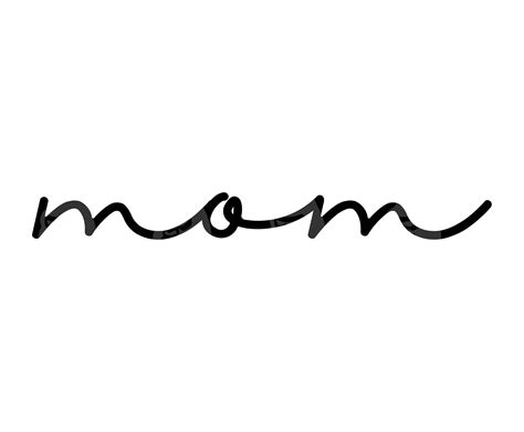 Mom Svg, Mom Png, Mom Cursive Script Font | Cursive, Cursive fonts ...