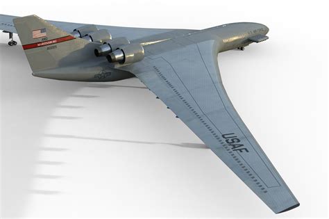 Lockheed CL-1201 nuclear powered aircraft 3D model | CGTrader