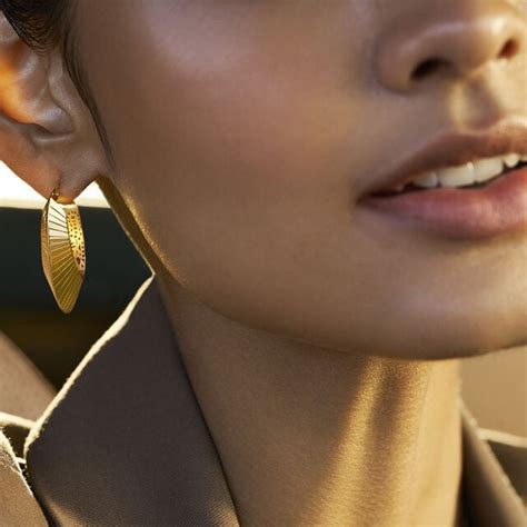 Edgy Contemporary Hoop Earrings