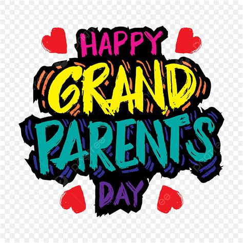 Happy Grandparents Day Clipart PNG Images, Happy Grandparents Day ...