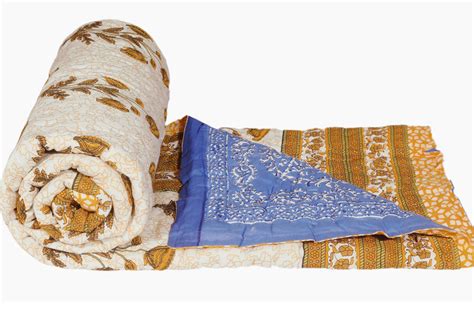Jaipuri cotton Quilt Multicolor 100x108