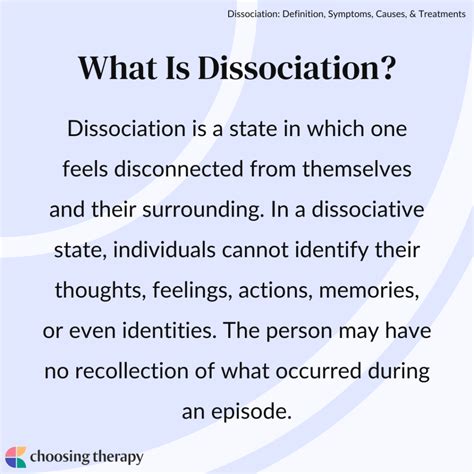 Signs Of Dissociation | Dissociation Psychologie – MGNAR