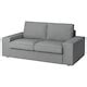 KIVIK cover two-seat sofa, Tibbleby beige/grey - IKEA