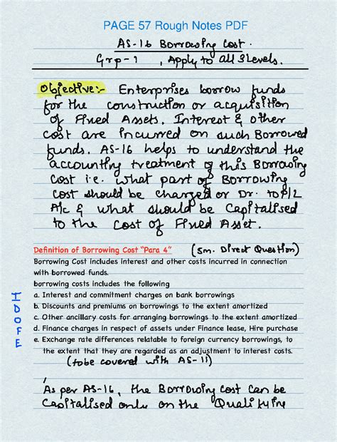 AS 16 Gr1 - AS16 - Definition of Borrowing Cost “Para 4” Borrowing Cost ...