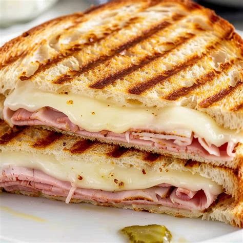 Leftover Ham Swiss And Pear Panini - Chefinoz