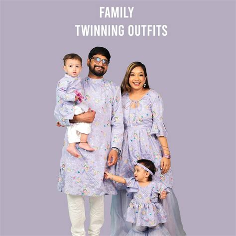 Twinning Outfits for Family | Matching sets for family – rajaandraya