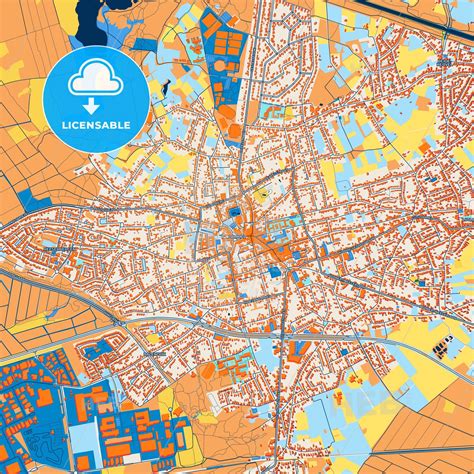 Map Of Lommel Belgium