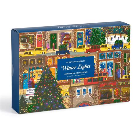 Joy Laforme Winter Lights 12 Days of Puzzles Christmas Advent Puzzle ...