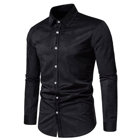 Mens Black Dress Shirt With Black Buttons at William Woodard blog