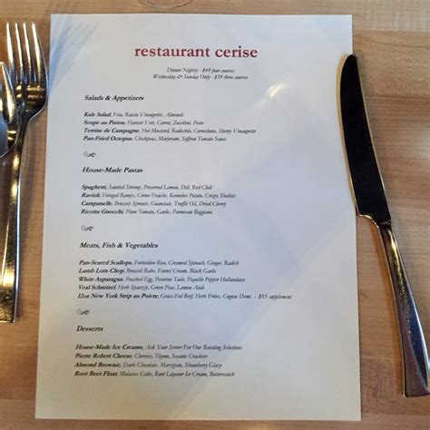 A La Carte Menu Definition