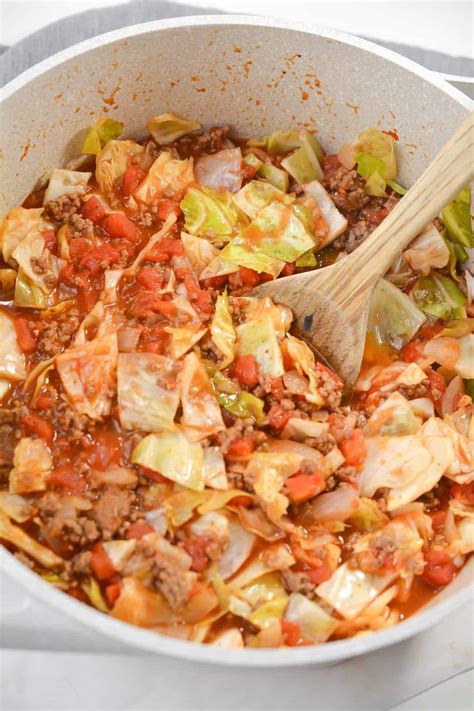 Ground Beef and Cabbage - Sweet Pea's Kitchen