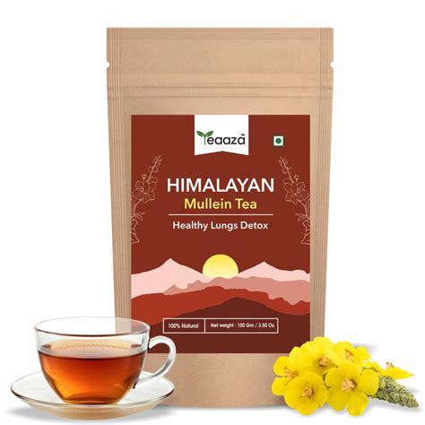 Teaaza Himalayan Mullein Tea |Lung Detox Tea | Mullein Tea Leaf for ...