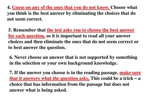 Image result for Multiple Choice Test-Taking Tips