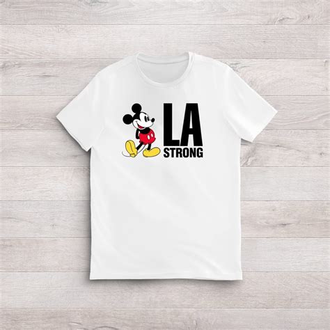 New Disney LA STRONG Shirts Support California Fire Relief