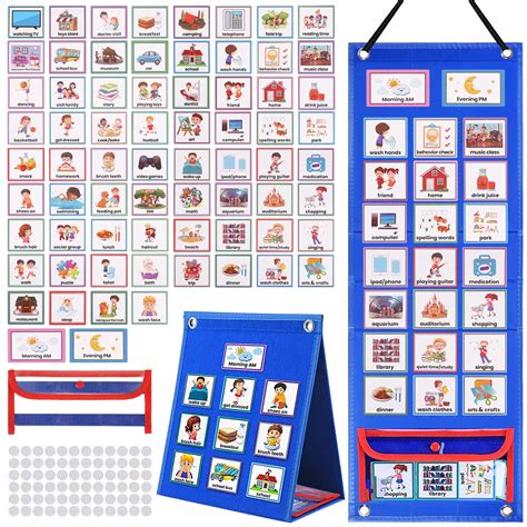 Pamiyo Visual Schedule Visual Timetable For Autistic Children Daily ...