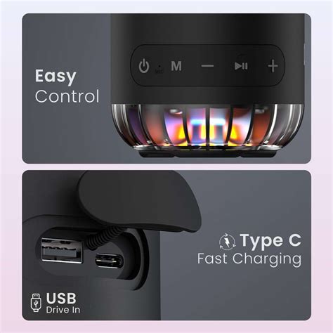 Buy Portronics Soundpot Pro 20W TWS Portable Bluetooth Speaker With RGB ...