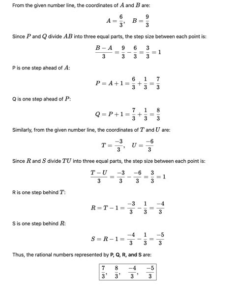 NCERT Solutions for Class 7 Maths - Rational Numbers