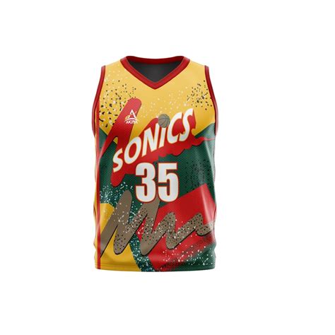 AKIBA Sublimation Print Basketball Jersey (36) Multicolour : Amazon.in ...