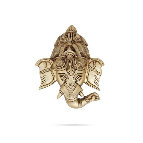 Giri - Ganesh Wall Hanging | Decorative Hanging | Brass Ganesh Wall Hanging