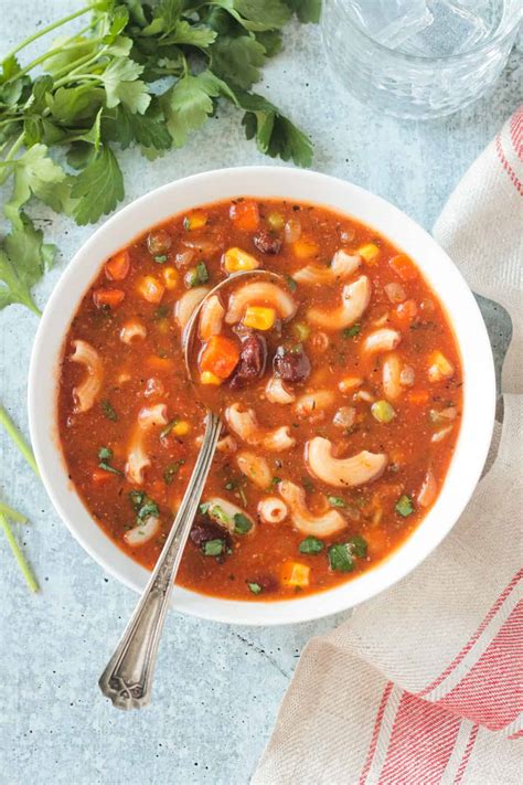 Vegan Minestrone Soup (Gluten Free) ~ Veggie Inspired