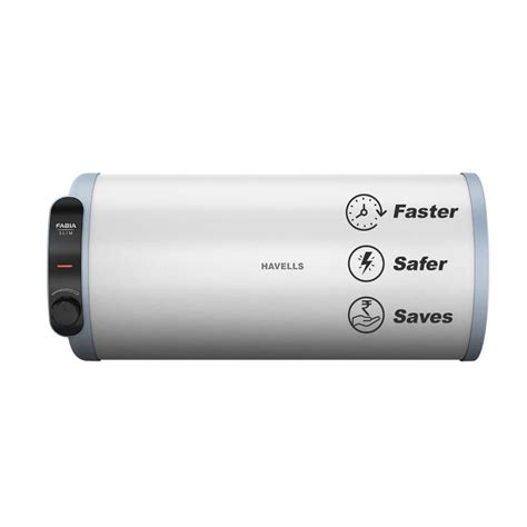 Buy Havells Fabia Slim 15 L Horizontal Right Storage Geyser with Faster ...