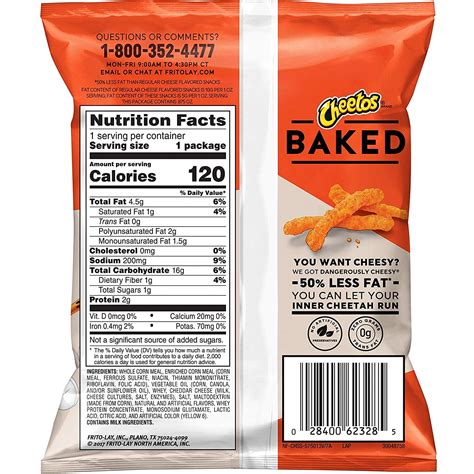Frito Lay Baked Chips Nutrition Facts | Besto Blog