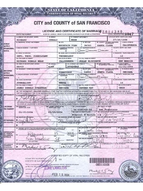 Image result for Marriage License Forms