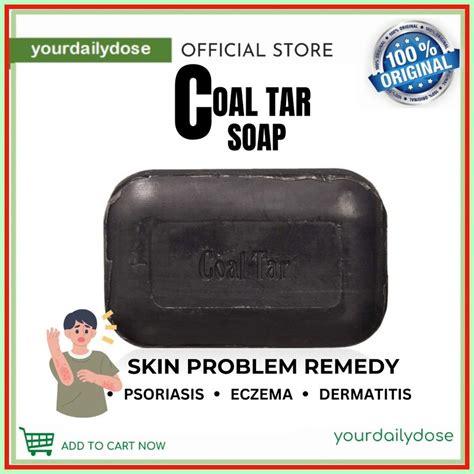 Coal Tar soap for Psoriasis & Eczema Remedy 110g | Shopee Philippines