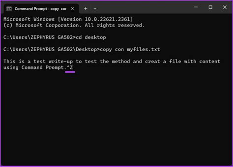 Image result for Creating File Using Command Prompt