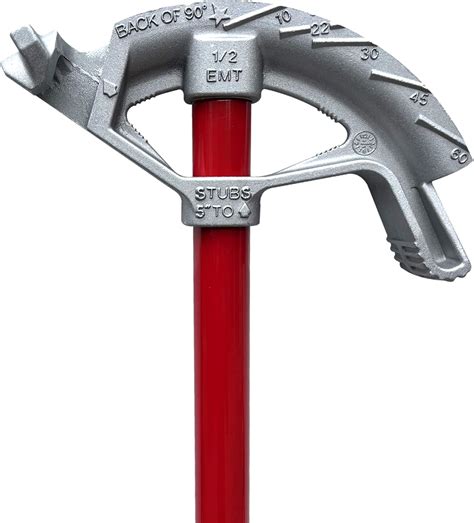 3/4” EMT Bender - Hand Bender with Head and Steel Handle - Aluminum ...