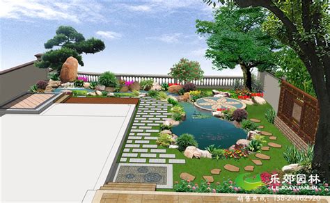 山东威海60平米庭院景观设计案例_郑州庭院设计公司-站酷ZCOOL