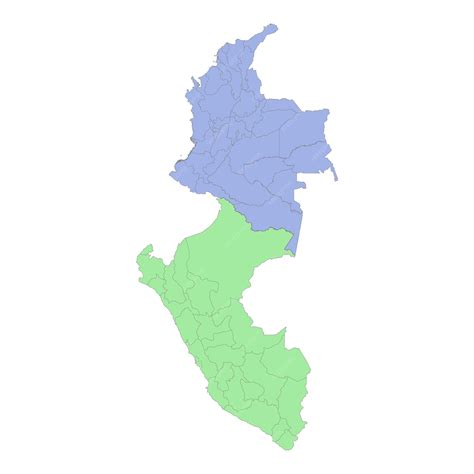 Map Colombia Peru
