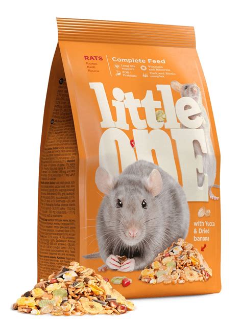 Little One Small Animal Food for Rats Natural Food with Added Vitamins ...