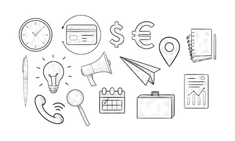Business Vector Drawing Icon 的图像结果