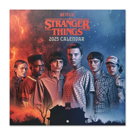 Buy Grupo Erik Stranger Things Wall 2025 | 12" x 12" Square 2025, Wall ...