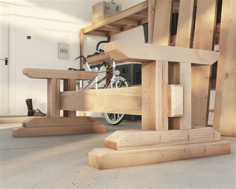 Easy DIY farmhouse table base - DIY projects plans