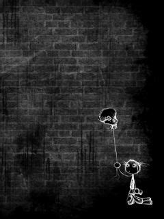 Download wallpaper 240x320 wall, rocks, brick, white, drawing old ...